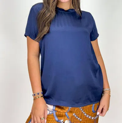 Astrid Sammie Top In Navy In Blue