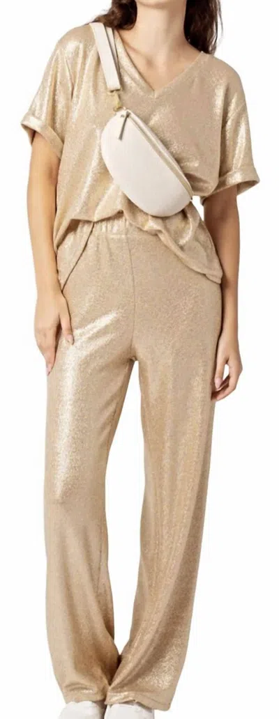 Astrid Star Struck Pants In Gold