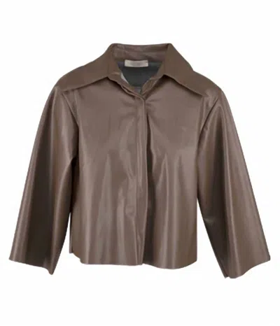 Astrid Women's Duet Top In Chocolate In Burgundy