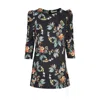 Astrid Women's Gig Dress In Floral In Purple