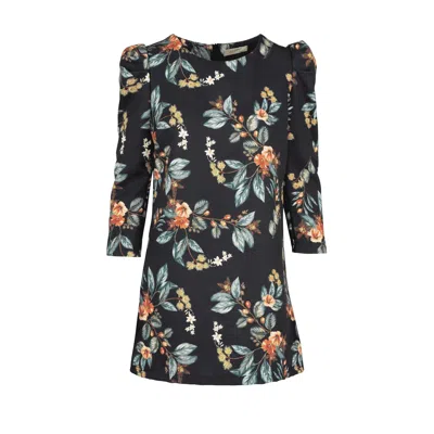 Astrid Women's Gig Dress In Floral In Purple