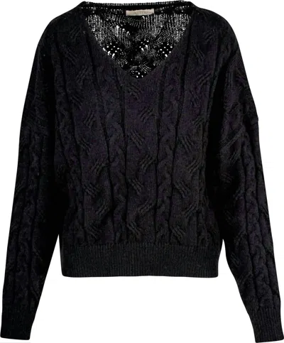Astrid Women's Songwriter Sweater In Black