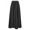 Astrid Women's Woven Skirt In Black In Black