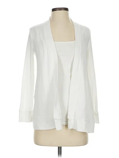 Pre-owned Astrologie Cardigan Sweater In White