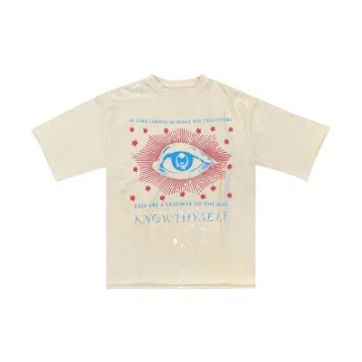 Pre-owned Astrum Know Thyself Tee 'bone' | White | Men's Size M