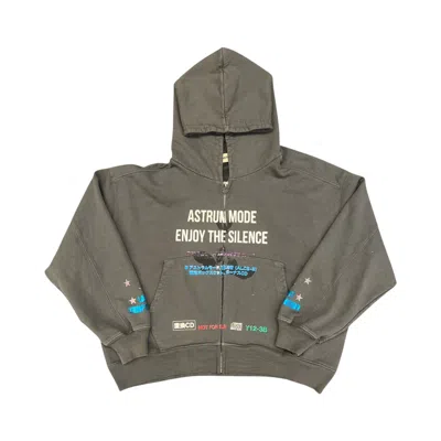 Pre-owned Astrum Silence Zip Hoodie 'vintage Black' | Men's Size L