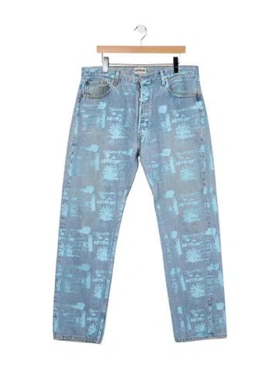 Pre-owned Astrum Straight-leg Jeans In Blue