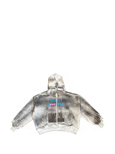 Astrum Tfu Zip Hoodie "grey" In Gray