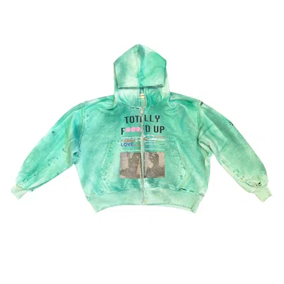 Pre-owned Astrum Tfu Zip Hoodie 'green' | Men's Size L