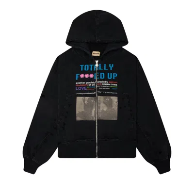 Pre-owned Astrum Tfu Zip Hoodie 'vintage Black' | Men's Size Xl