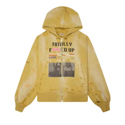 Pre-owned Astrum Tfu Zip Hoodie 'yellow' | Men's Size Xl