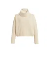 At Authenticated Resale Funnel Neck Sweater - Resale In Natural
