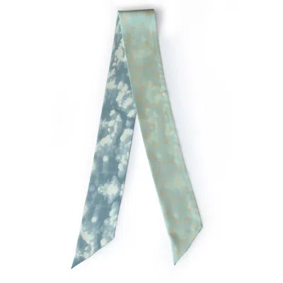 At Home With Ray Women's Neutrals / Blue / Grey Day Dreaming Of Bluebirds Petite Silky
