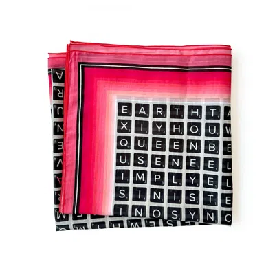 At Home With Ray Women's Pink / Purple Words Matter In Pink/purple