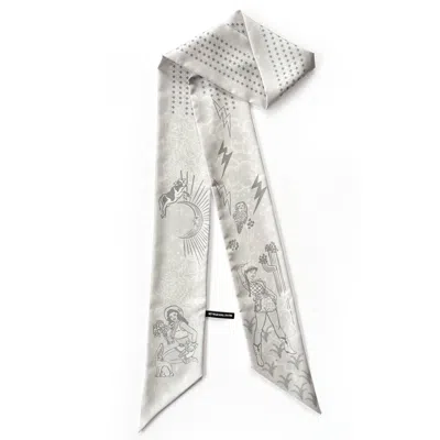 At Home With Ray Women's White Cactus Rose Silky In Quartz Crystal