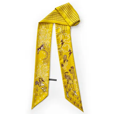 At Home With Ray Women's Yellow / Orange Cactus Rose Silky In Chamisa Flower