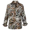 At Last... Women's Freya Shirt In Tiger Print