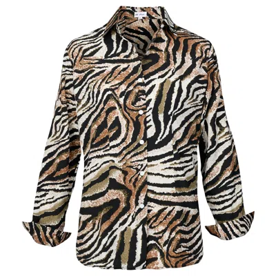 At Last... Women's Freya Shirt In Tiger Print