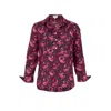 At Last... Women's Pink / Purple Soho Shirt Candy Floss Swirl In Pink/purple