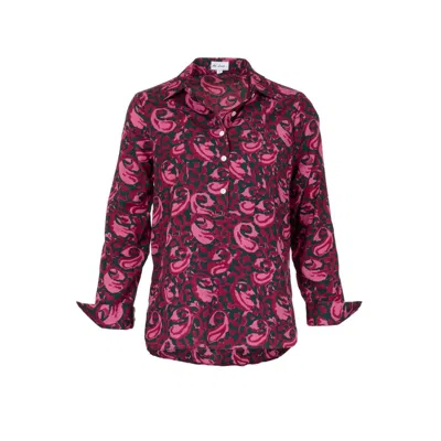 At Last... Women's Pink / Purple Soho Shirt Candy Floss Swirl In Pink/purple