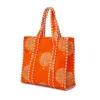 At Last... Women's Yellow / Gold Medium Cotton Tote Bag In Tangerine & Gold In Gold