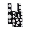 Atacz Women's Black / White Bazzer Tote Black Polka Dots M