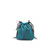 Atacz Women's Blue Urban Twist With Black Utility Strap - Turquoise Melange