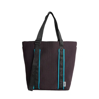 Atacz Women's Brown / Blue Nimbus Tote - Chocolate