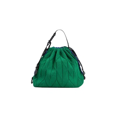 Atacz Women's Green / Blue Twist Bag - Jade