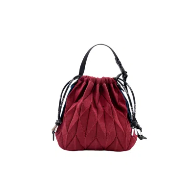 Atacz Women's Red Twist Bag - Burgundy