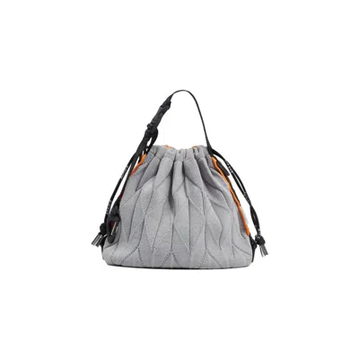 Atacz Women's Twist Bag - Grey In Gray