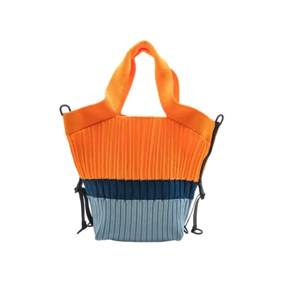 Atacz Women's Yellow / Orange Mega Voyage Tote Bag - Orange Stripes