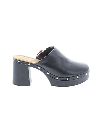 Pre-owned Atalina Wedges In Black