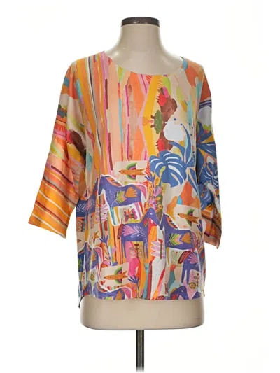 Pre-owned Atelier 3/4 Sleeve T-shirt In Orange