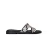 Atelier Brynn Sandals In Black Snake In Multi