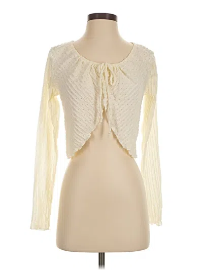Pre-owned Atelier Cardigan Sweater In Ivory