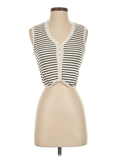 Pre-owned Atelier Cardigan Sweater In White