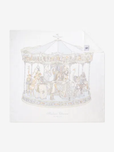 Atelier Choux Baby Boys Carousel Swaddle In Blue