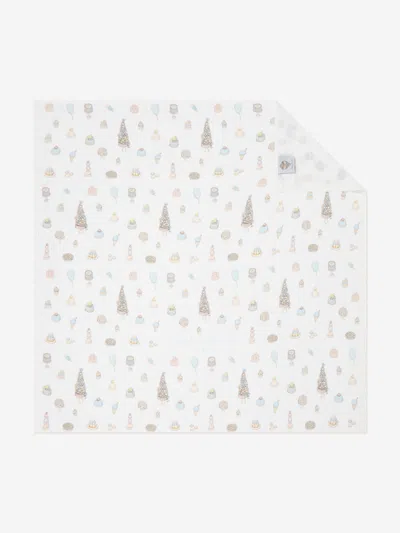 Atelier Choux Baby Boys Sweetie Pie Swaddle In White