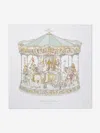 Atelier Choux Baby Carousel Swaddle In White