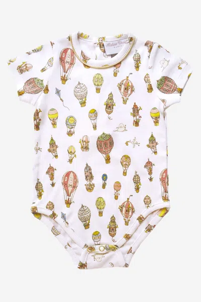 Atelier Choux Baby Classic Balloons Onesie 0 Mth White By Childsplay Clothing