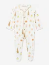 Atelier Choux Baby Classic Sweetie Pie Playsuit In White