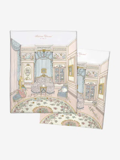 Atelier Choux Kids'  Baby French Bedroom Quilt In Multicoloured
