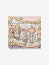 Atelier Choux Baby Girls Grand Carousel Swaddle In Pink