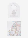 Atelier Choux Baby Le Gateau Carré And Satin Bib Set In White