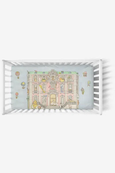 Atelier Choux Baby Monceau Mansion Fitted Sheet One In Multicoloured