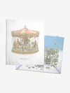 Atelier Choux Baby Reversible Paris / Carousel Quilt In Multicoloured