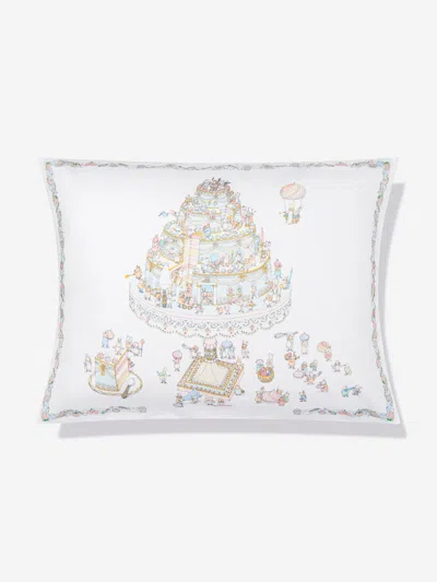 Atelier Choux Kids'  Baby Satin Le Gateau Cushion Cover In Multicoloured