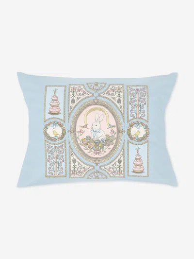 Atelier Choux Kids'  Baby Satin Spring Bunny Cushion In Multicoloured