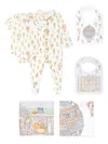 Atelier Choux Balloon Print Pyjamas, Romper, Blankets And Bibs Set In White